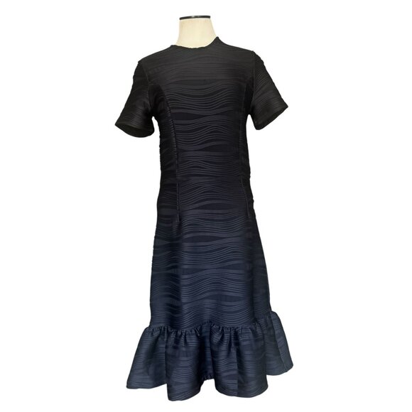 NWT Opening Ceremony “Wave” Dress Black size L - Picture 1 of 7